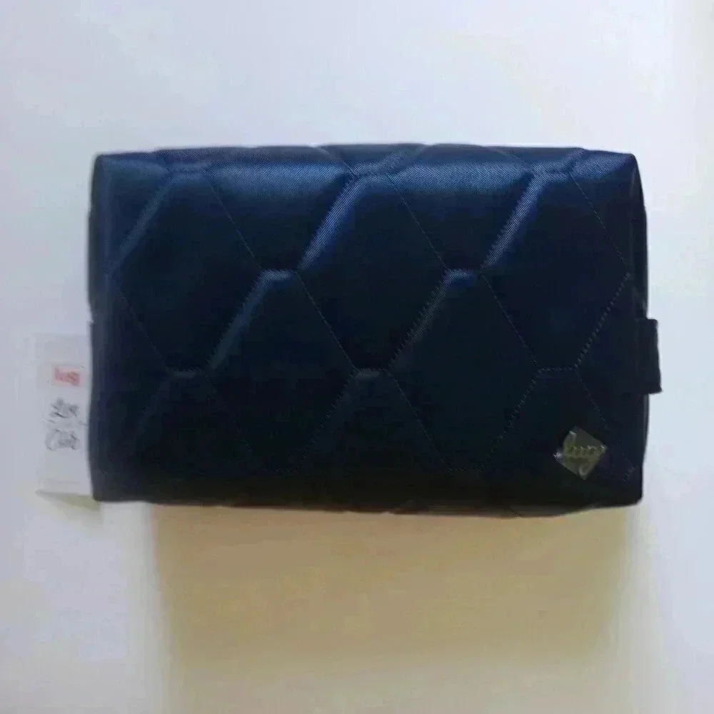 LUG Bumper Satin Luxe VL (Vegan Leather) Cosmetic Case / Toiletry Case - Indigo - Picture 6 of 15